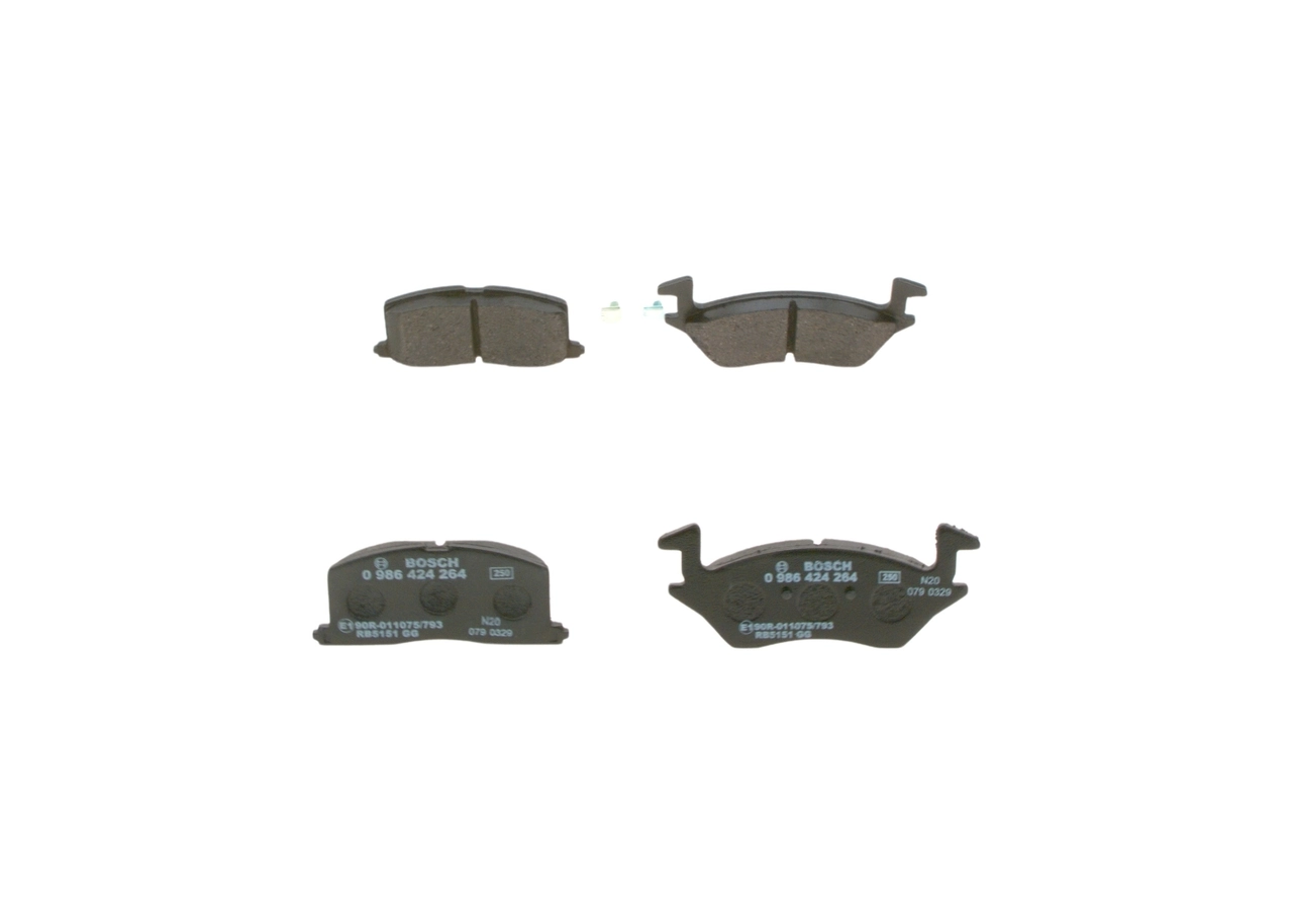 Brake Pad Set, disc brake 0 986 424 264