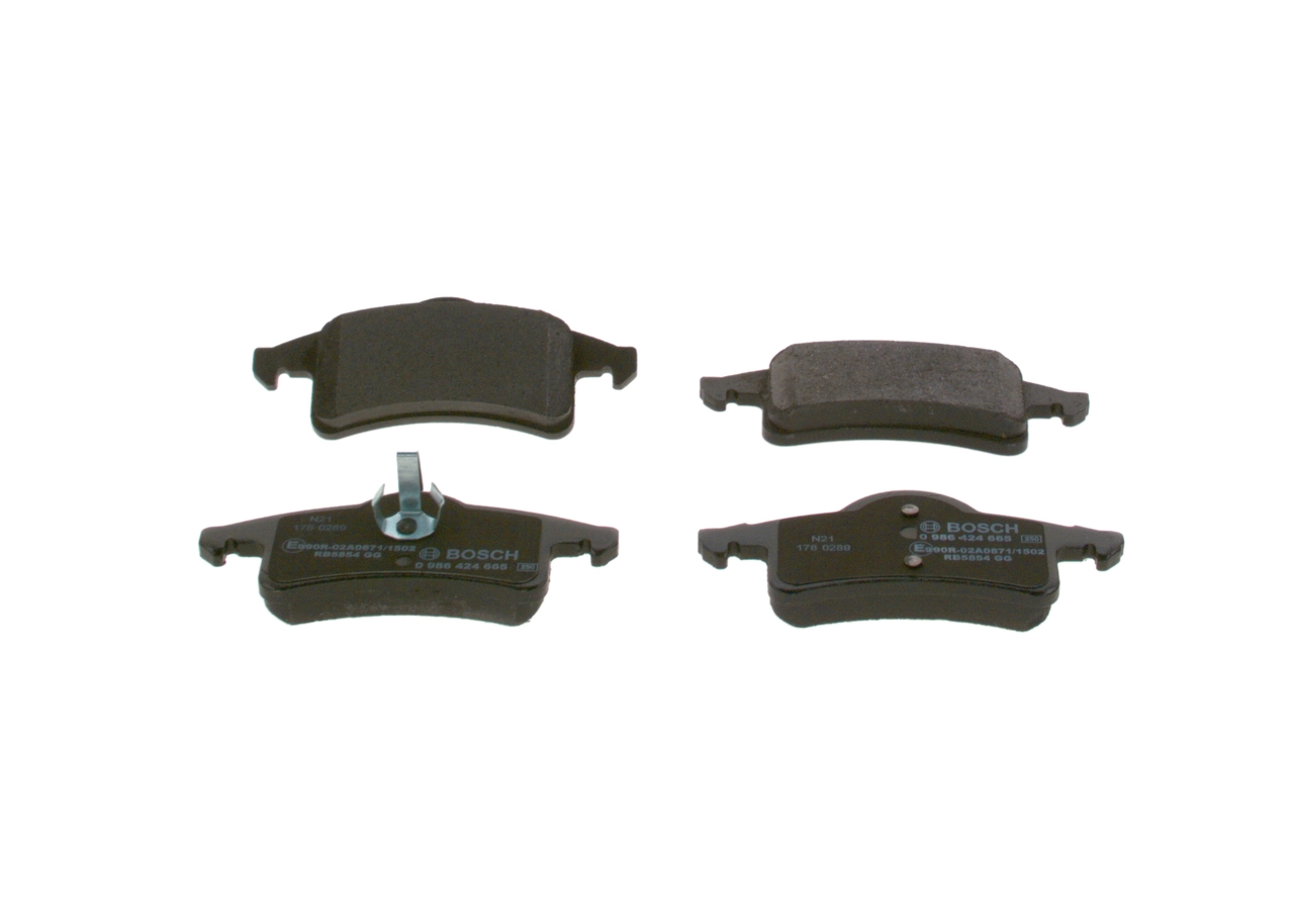 Brake Pad Set, disc brake 0 986 424 665