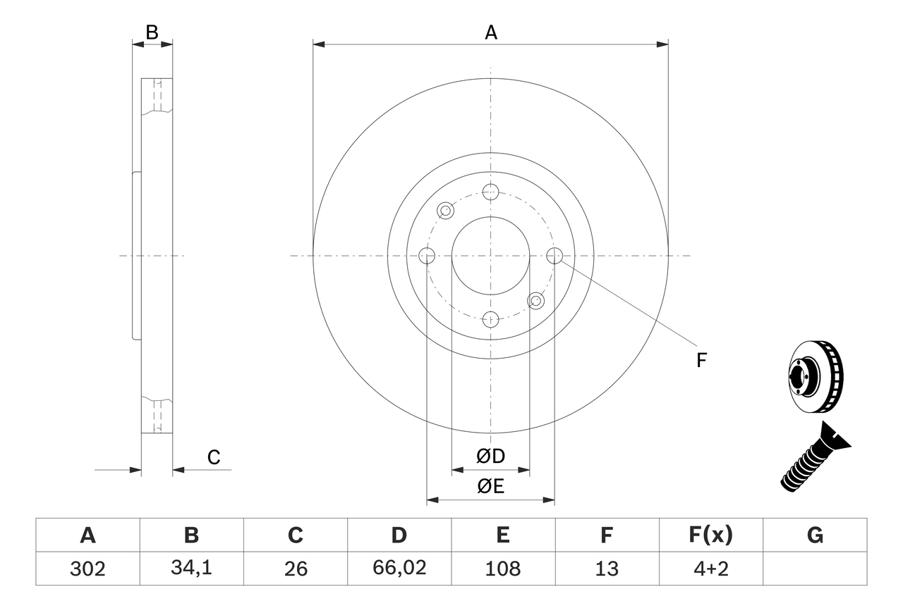 Brake Disc 0 986 479 288