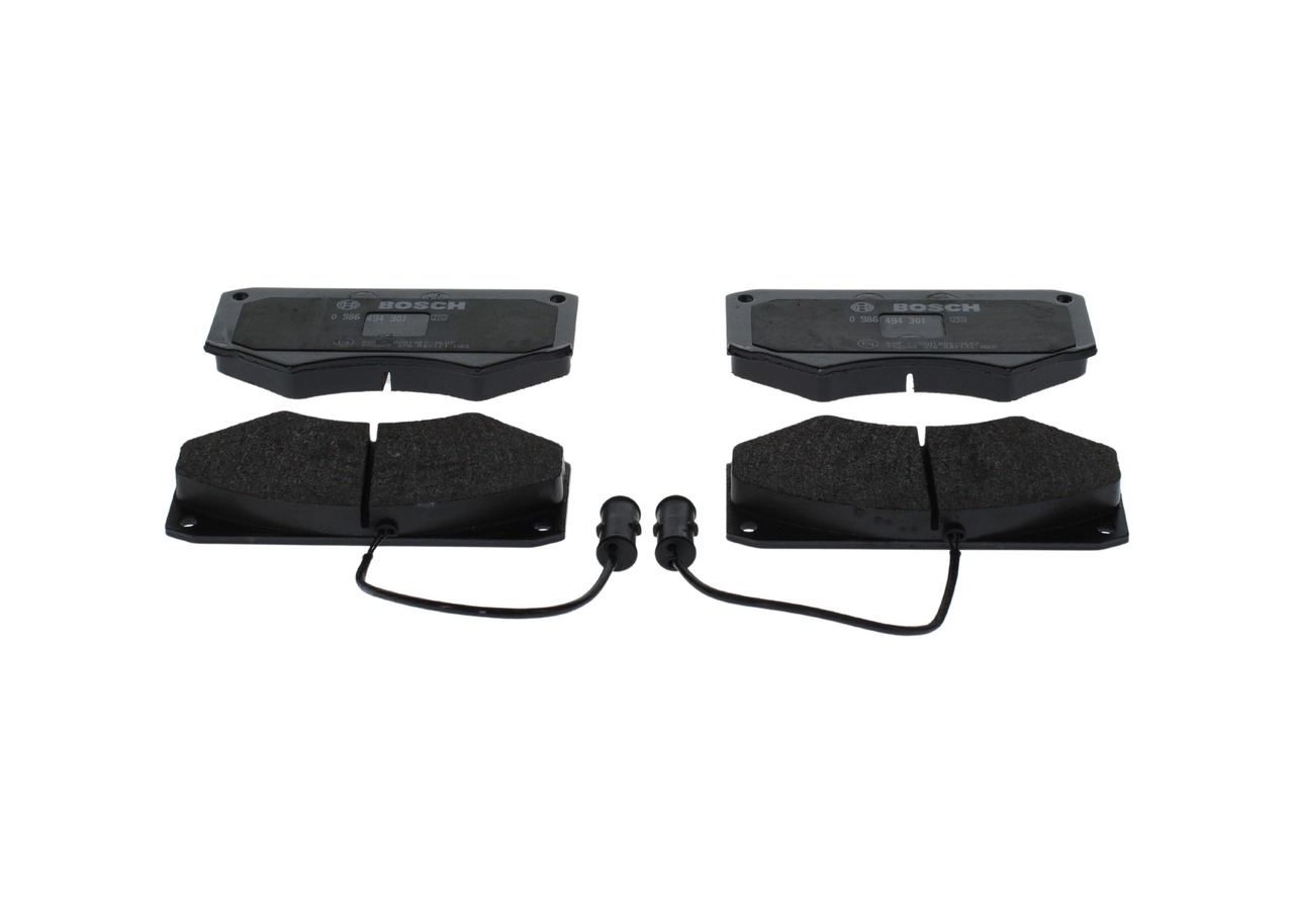 Brake Pad Set, disc brake 0 986 494 301