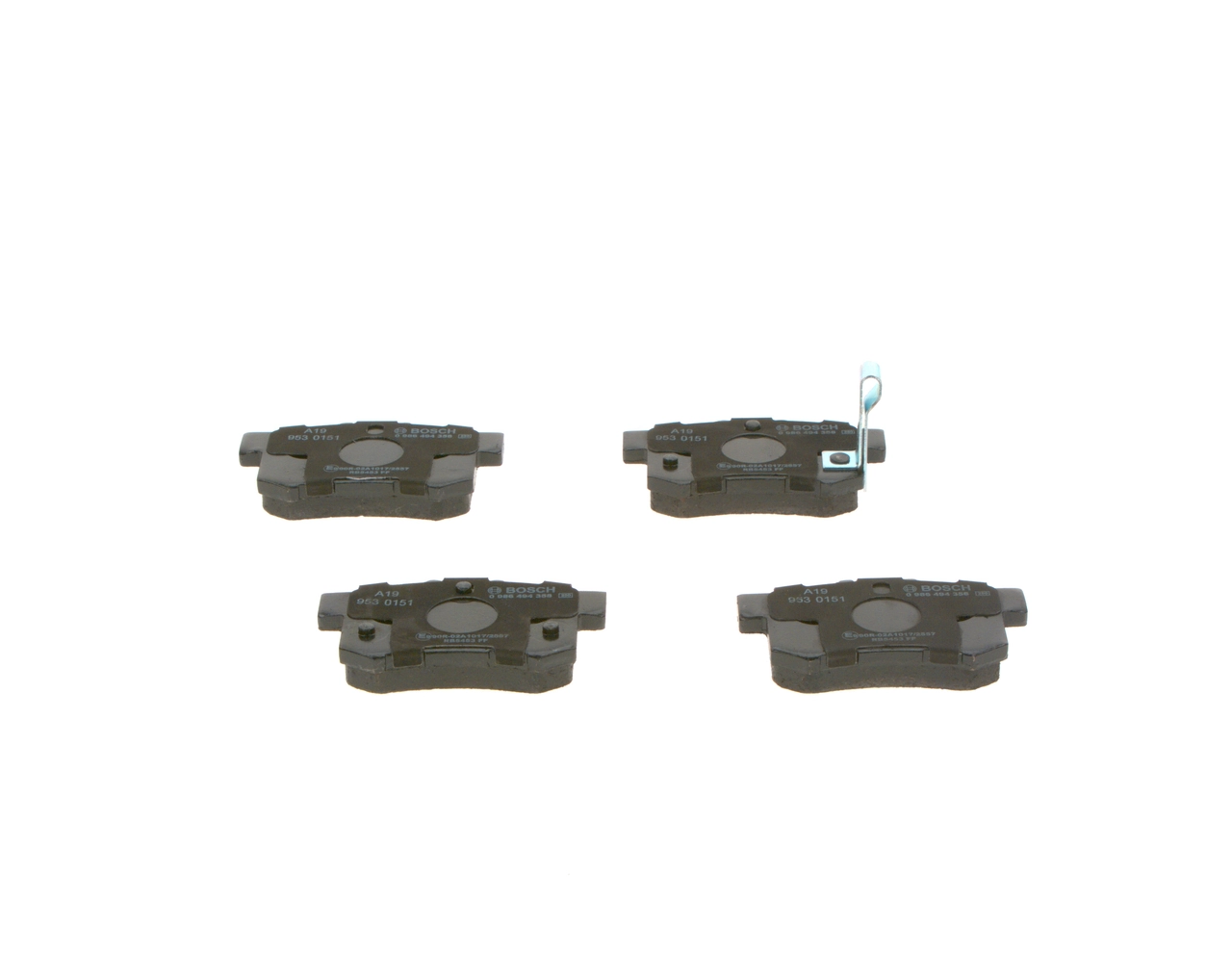 Brake Pad Set, disc brake 0 986 494 358