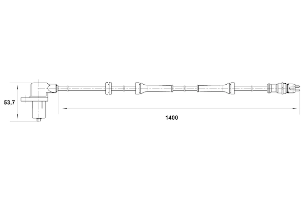 BOSCH 0 265 006 673 Sensor, wheel speed