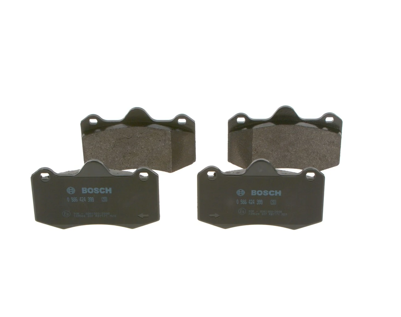 Brake Pad Set, disc brake 0 986 424 399