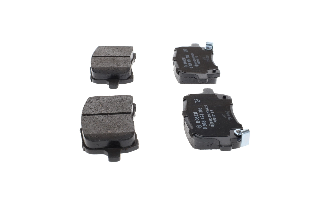 Brake Pad Set, disc brake 0 986 494 306