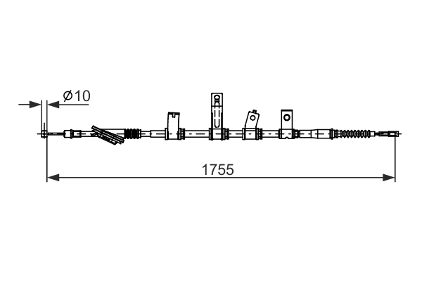 Cable Pull, parking brake 1 987 482 693