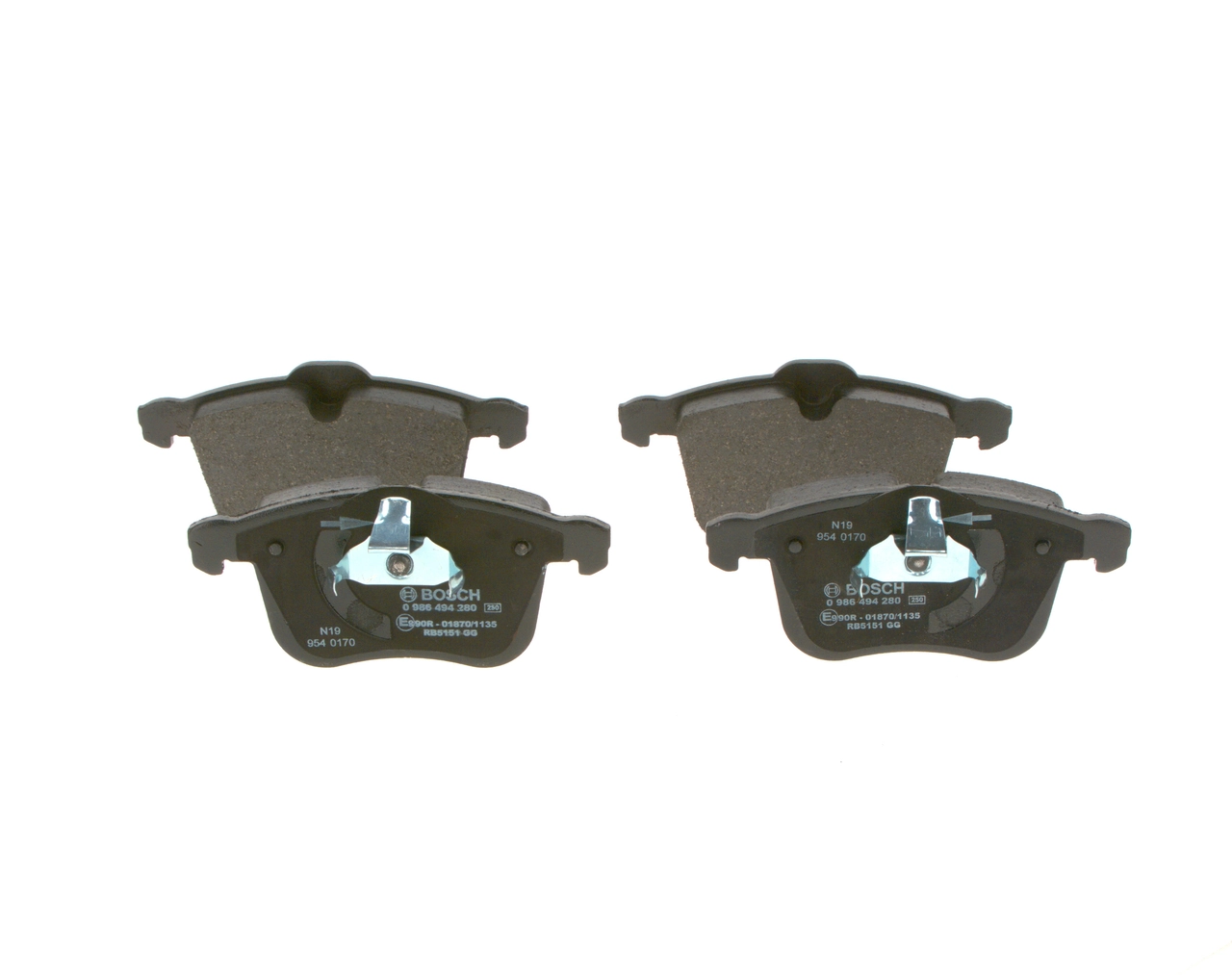 Brake Pad Set, disc brake 0 986 494 280