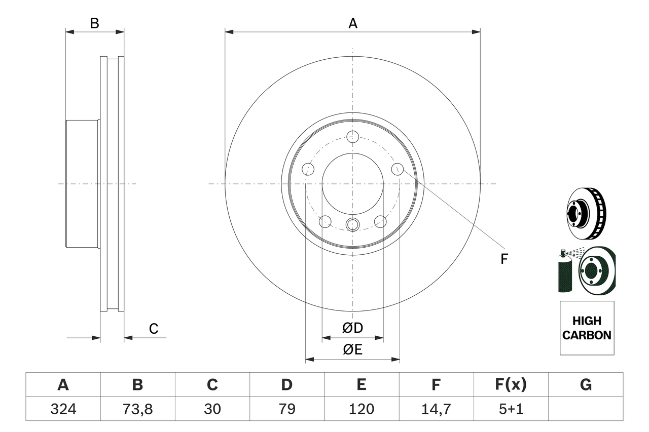 Brake Disc 0 986 478 024