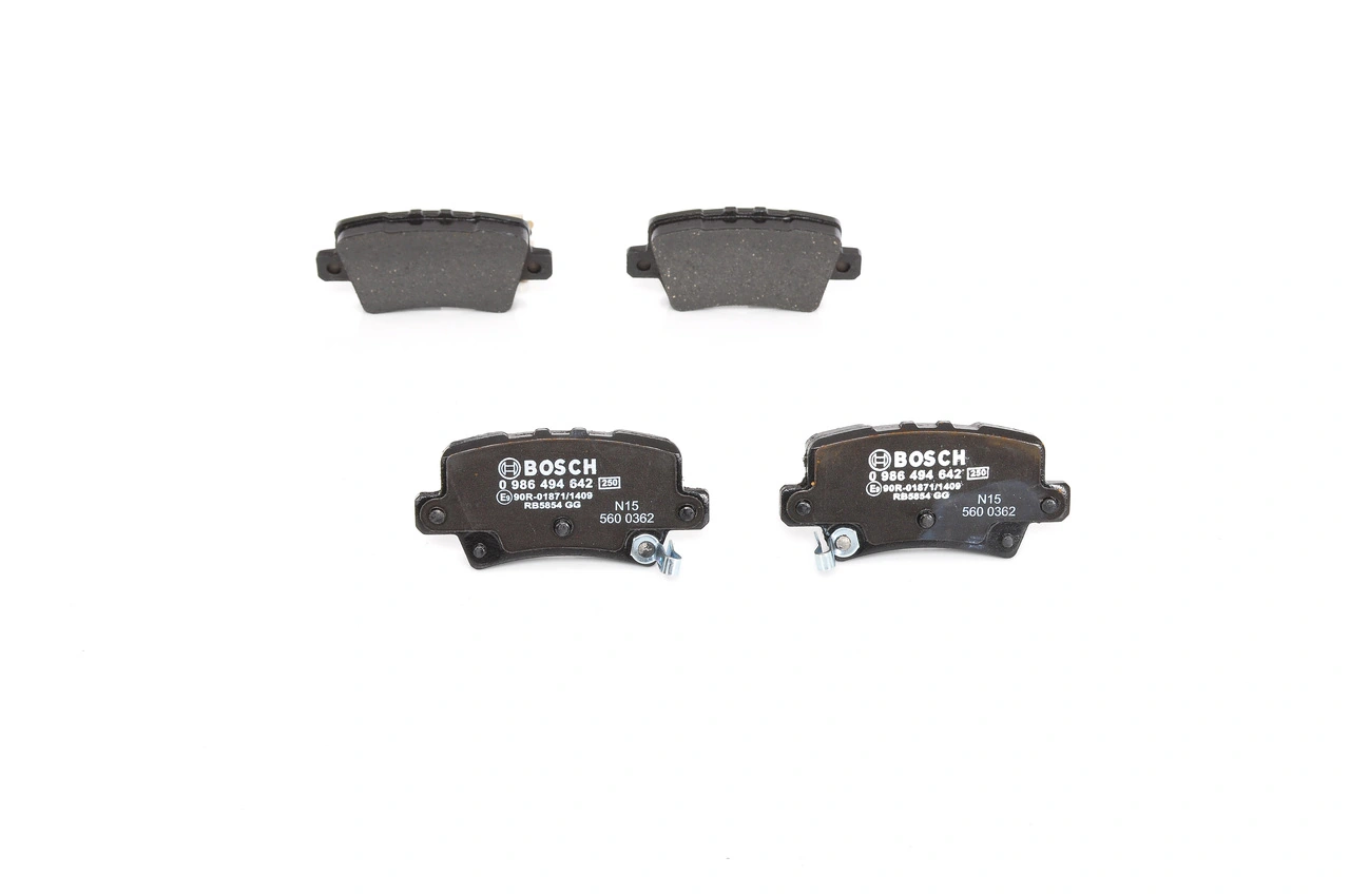 Brake Pad Set, disc brake 0 986 494 642