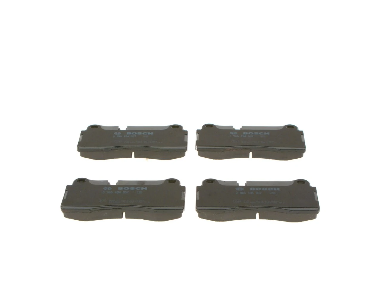 Brake Pad Set, disc brake 0 986 494 957