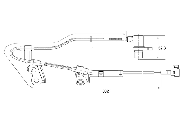 BOSCH 0 265 006 676 Sensor, wheel speed