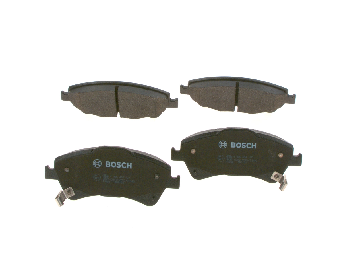 Brake Pad Set, disc brake 0 986 494 187
