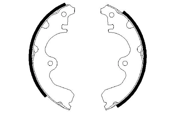 Brake Shoe Set 0 986 487 474