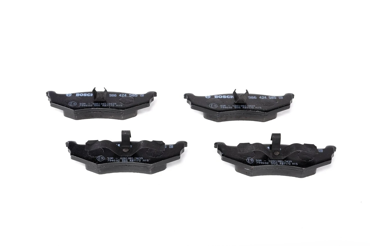 Brake Pad Set, disc brake 0 986 424 585