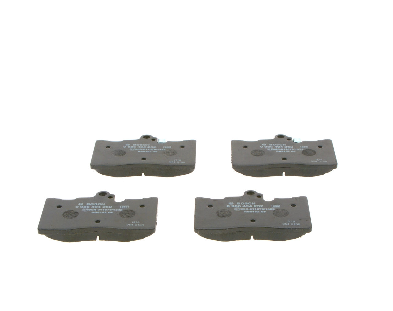Brake Pad Set, disc brake 0 986 494 252