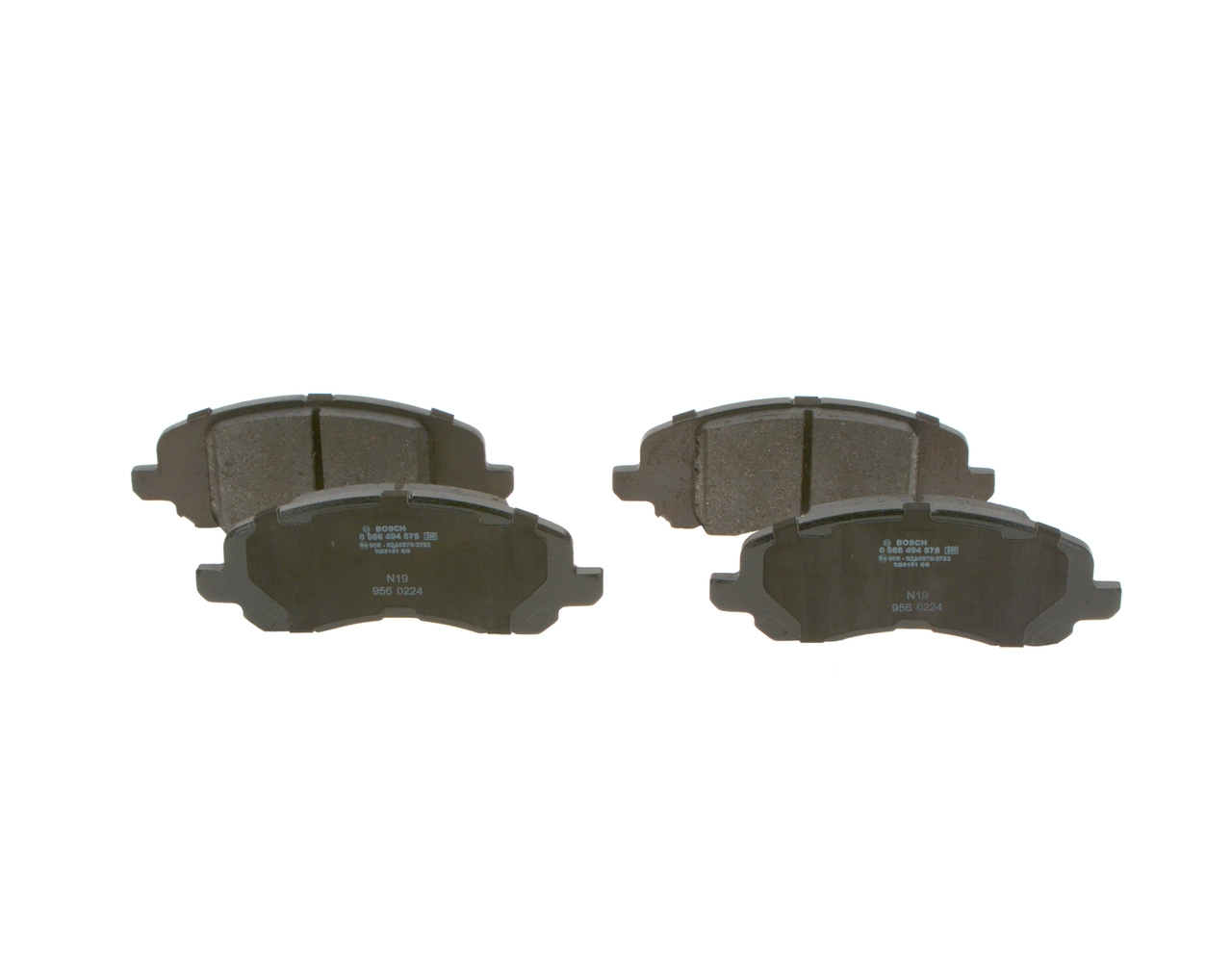 Brake Pad Set, disc brake 0 986 494 575