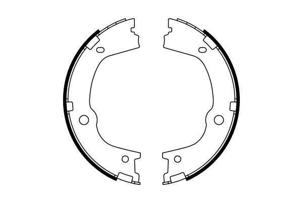 Brake Shoe Set, parking brake 0 986 487 776