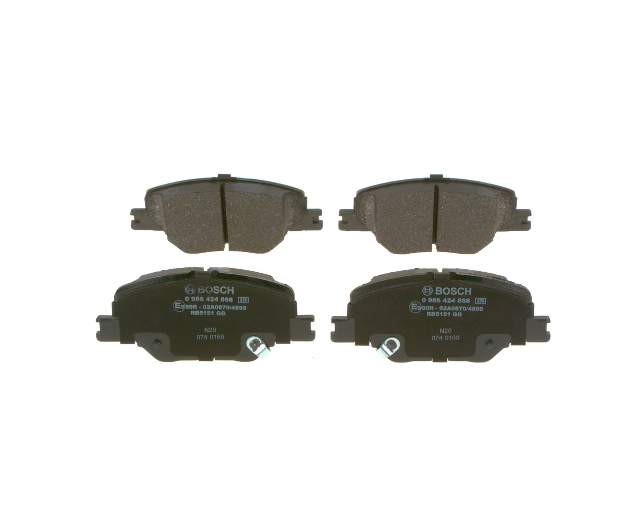 Brake Pad Set, disc brake 0 986 424 868