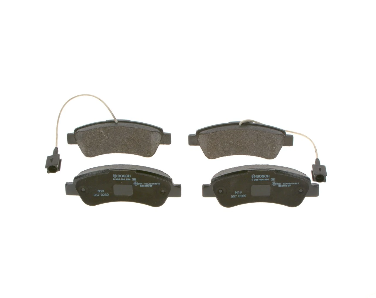 Brake Pad Set, disc brake 0 986 494 994