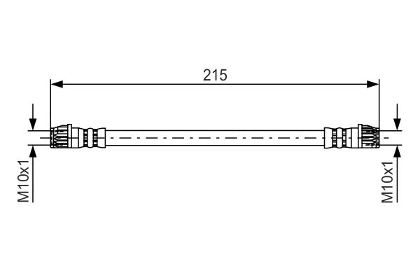 BOSCH 1 987 481 396 Brake Hose