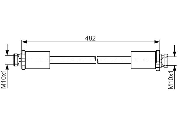 BOSCH 1 987 481 832 Brake Hose
