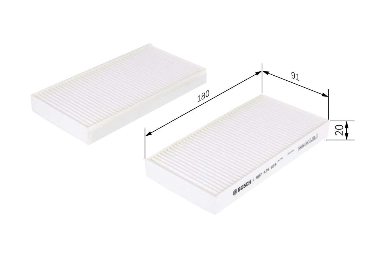 Filter, cabin air 1 987 435 008