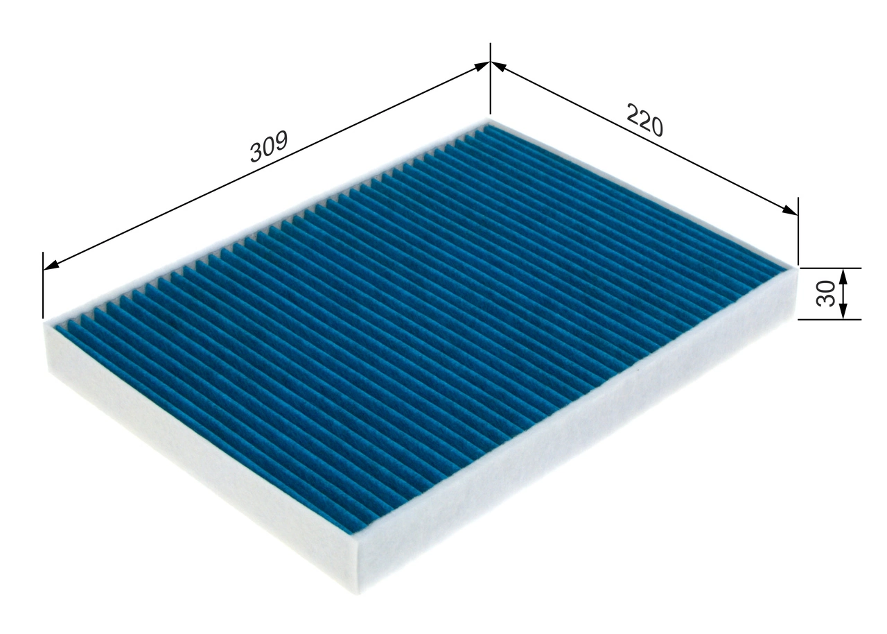 Filter, cabin air FILTER+pro 0 986 628 565