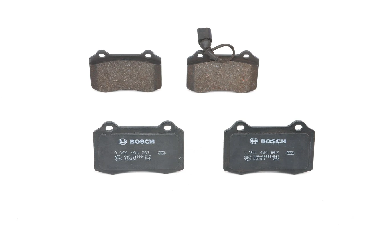 Brake Pad Set, disc brake 0 986 494 367