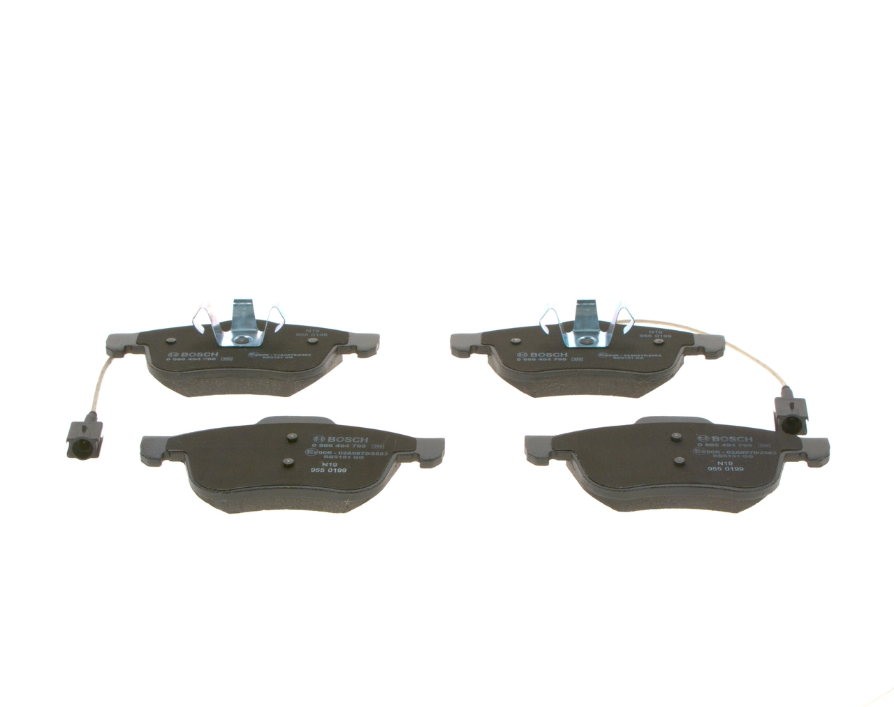 Brake Pad Set, disc brake 0 986 494 795
