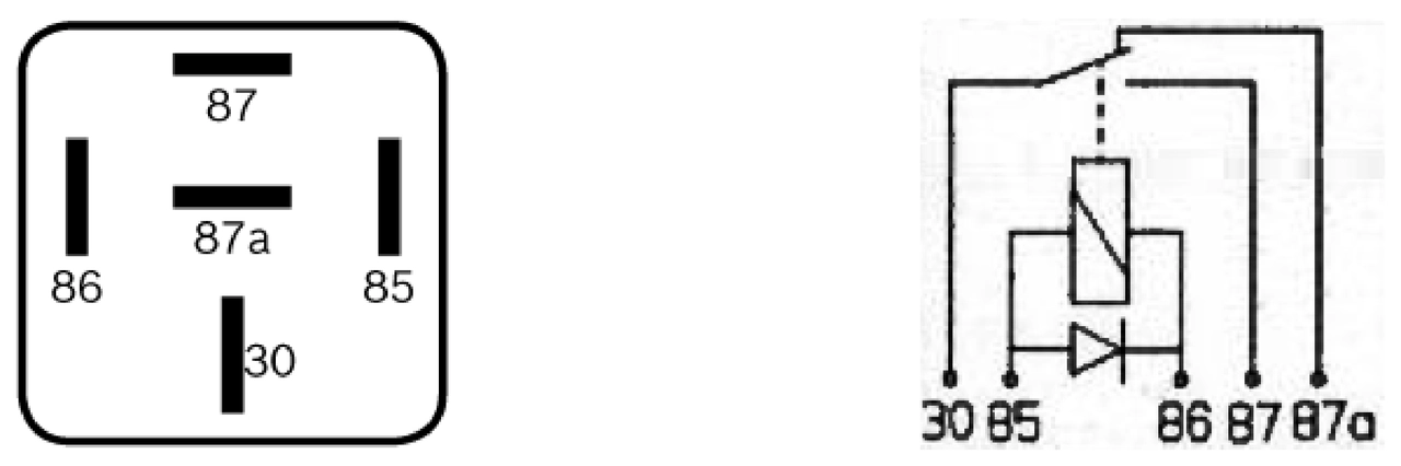 릴레이, 작동 전류 0 332 209 204