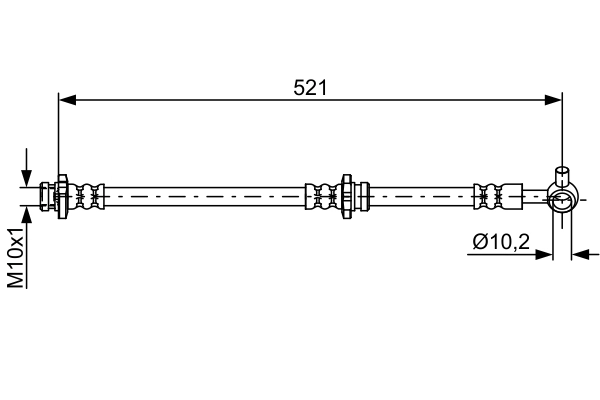 BOSCH 1 987 481 819 Brake Hose