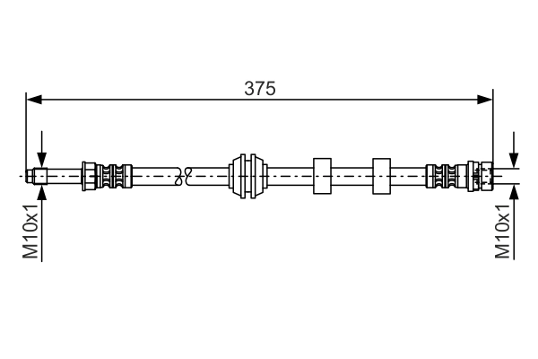 BOSCH 1 987 476 626 Brake Hose