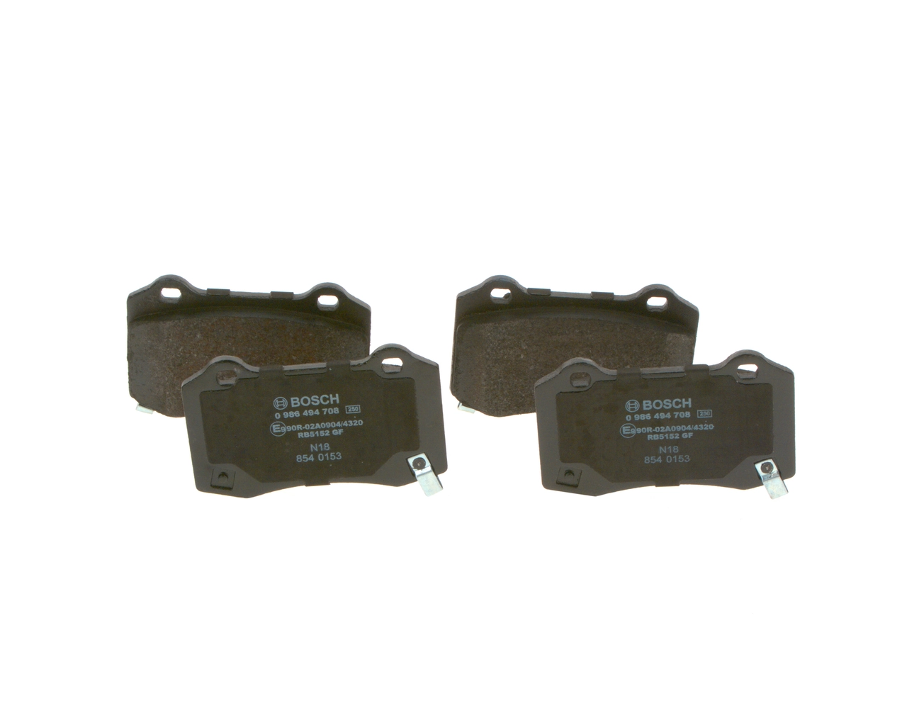 Brake Pad Set, disc brake 0 986 494 708