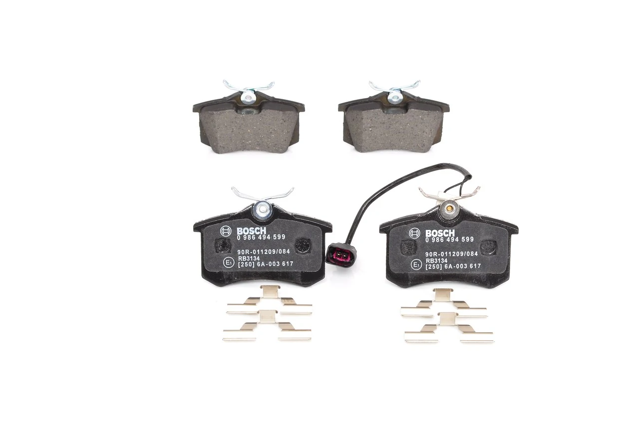 Brake Pad Set, disc brake 0 986 494 599