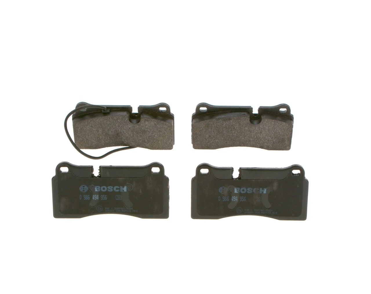 Set bantalan rem, rem cakram 0 986 494 956