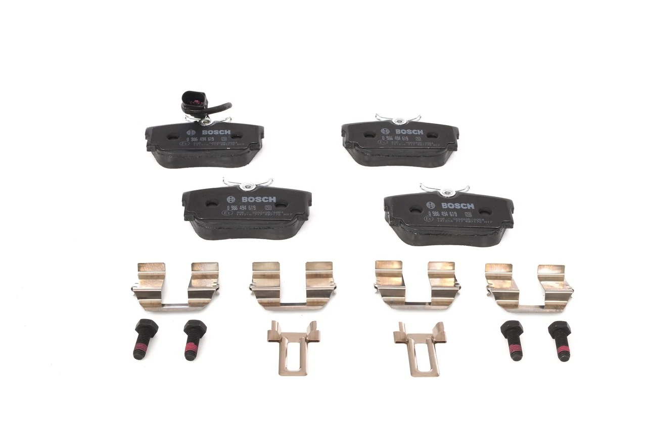Set bantalan rem, rem cakram 0 986 494 619