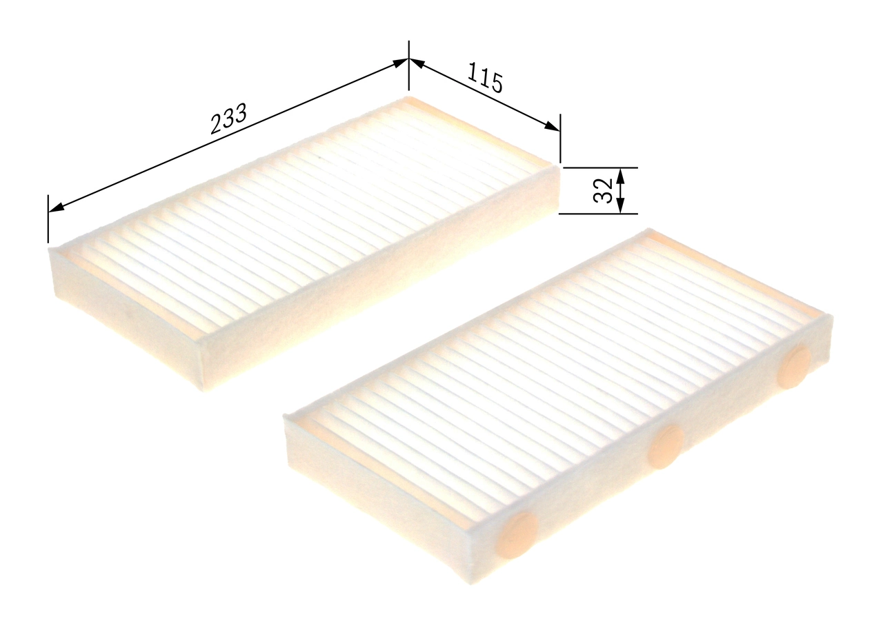 Filter, cabin air 1 987 435 046