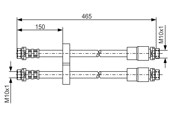 Brake Hose 1 987 476 125