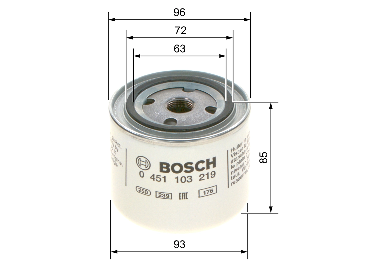Oil Filter 0 451 103 219
