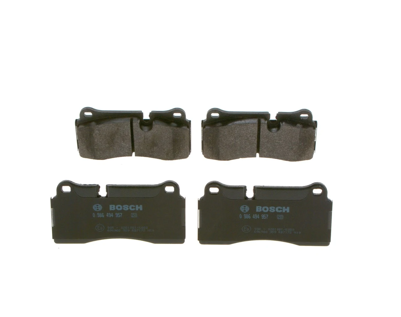 Brake Pad Set, disc brake 0 986 494 957