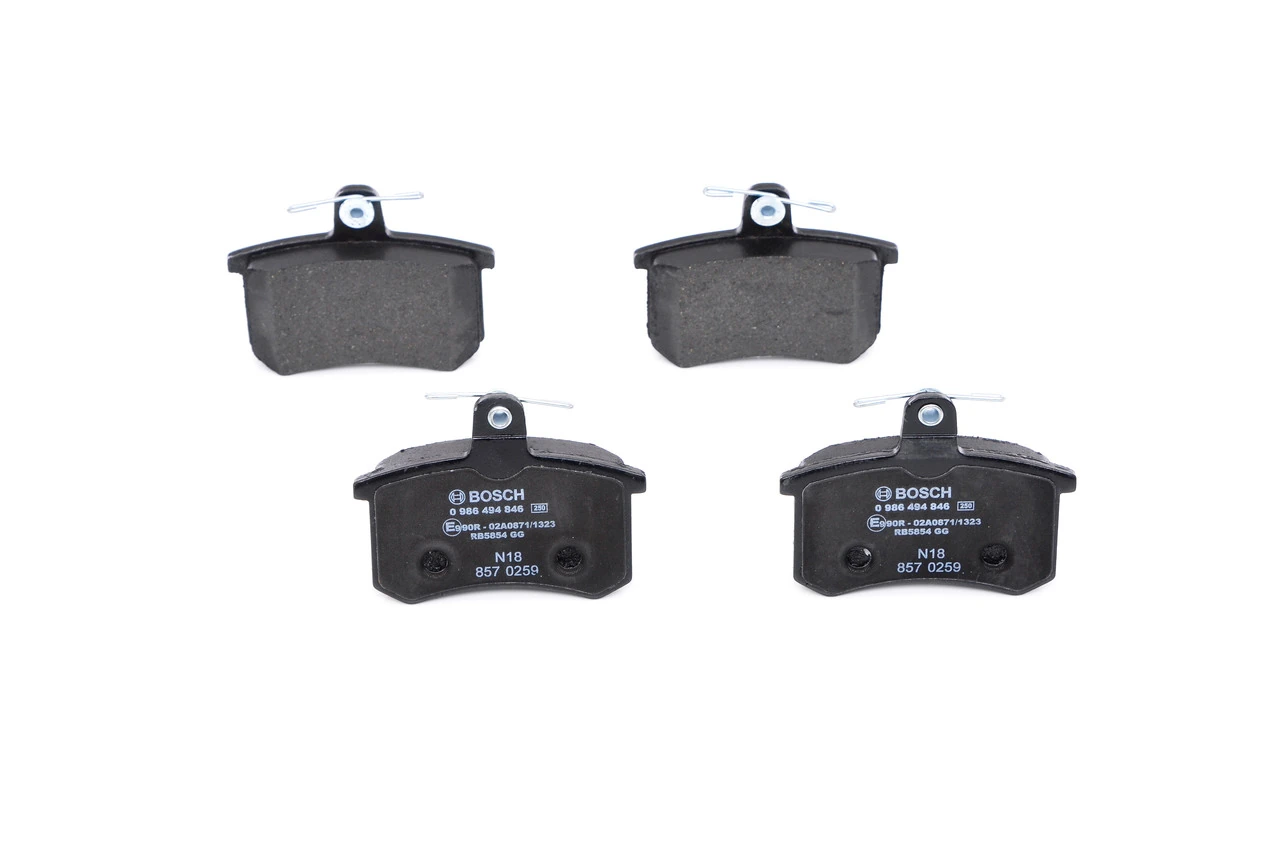 Brake Pad Set, disc brake 0 986 494 846