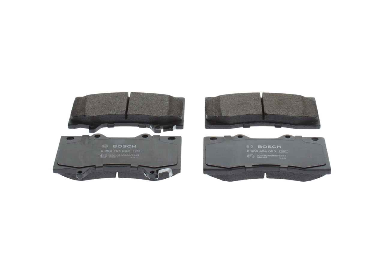 Brake Pad Set, disc brake 0 986 494 693