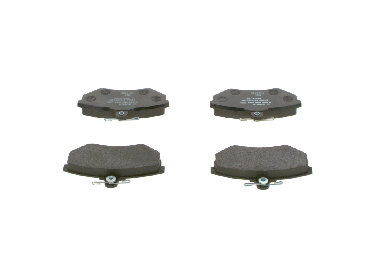 Brake Pad Set, disc brake 0 986 460 943