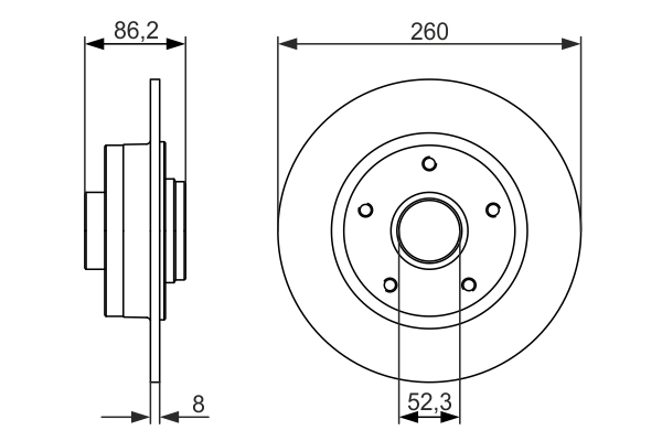 Brake Disc 0 986 479 684