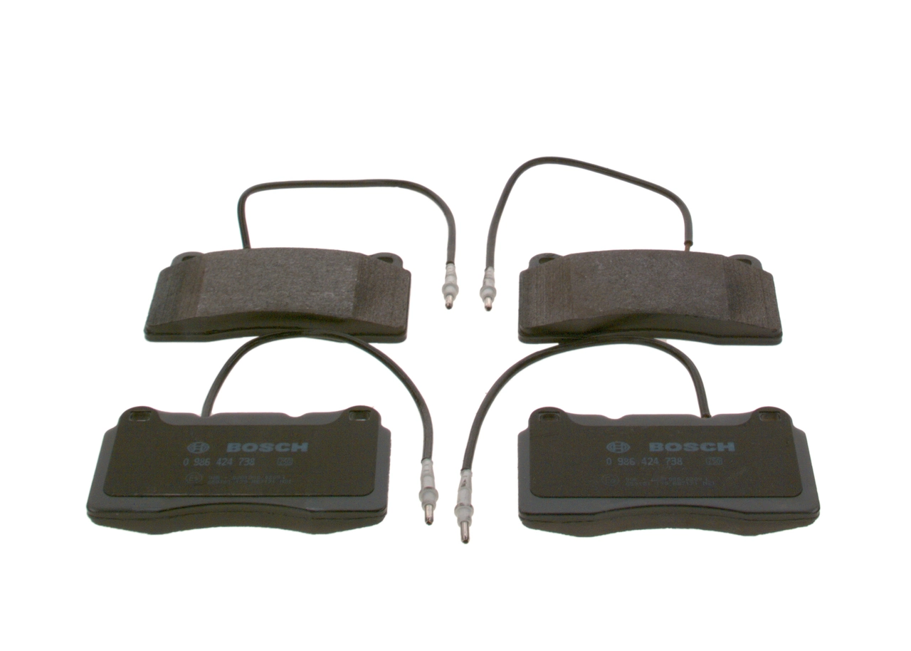 Brake Pad Set, disc brake 0 986 424 738