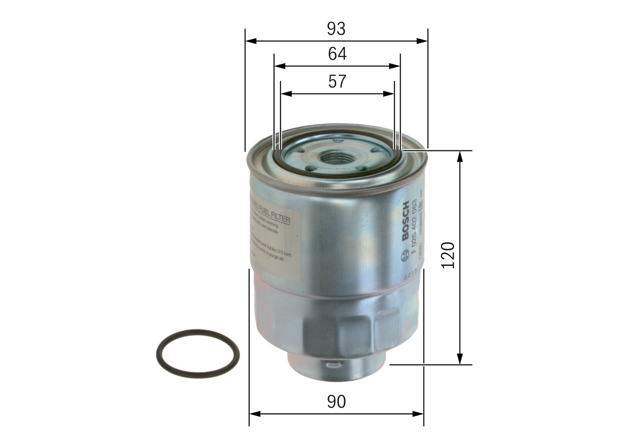 Fuel Filter F 026 402 063