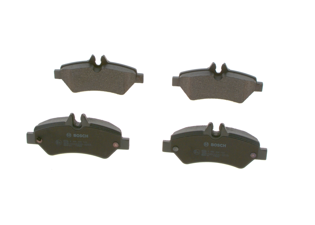 Brake Pad Set, disc brake 0 986 494 123