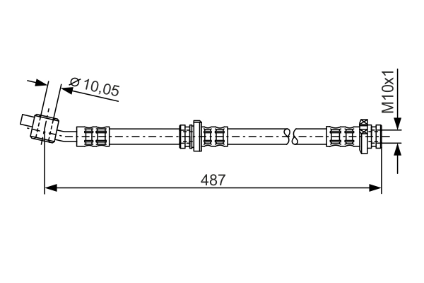Brake Hose 1 987 476 135