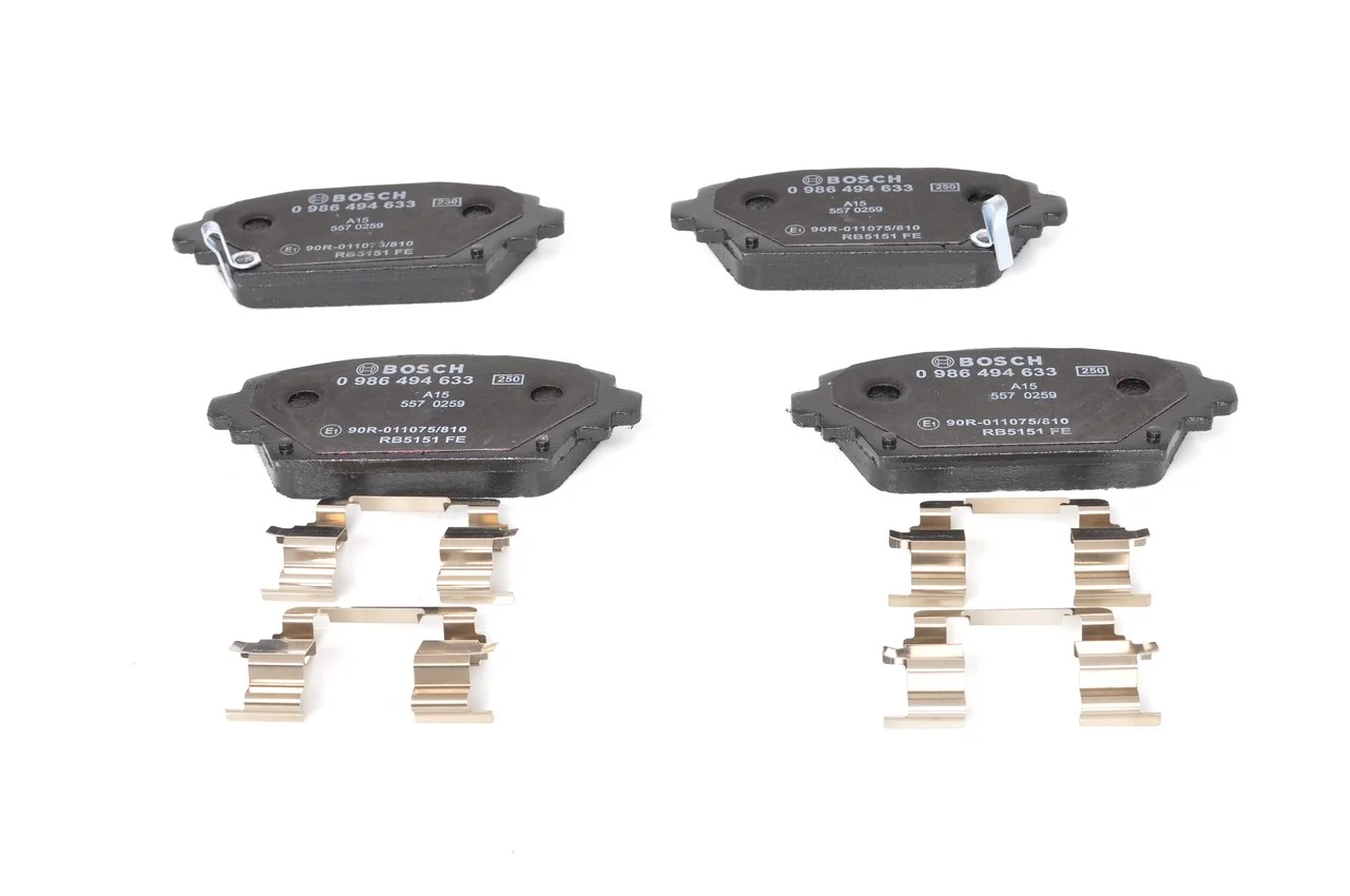 Brake Pad Set, disc brake 0 986 494 633