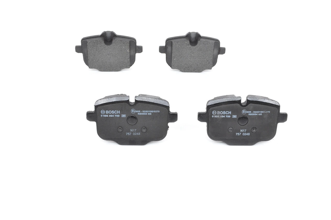 Brake Pad Set, disc brake 0 986 494 759