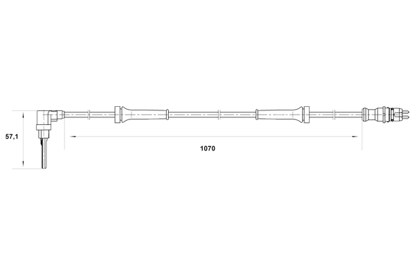 BOSCH 0 265 007 044 Sensor, wheel speed